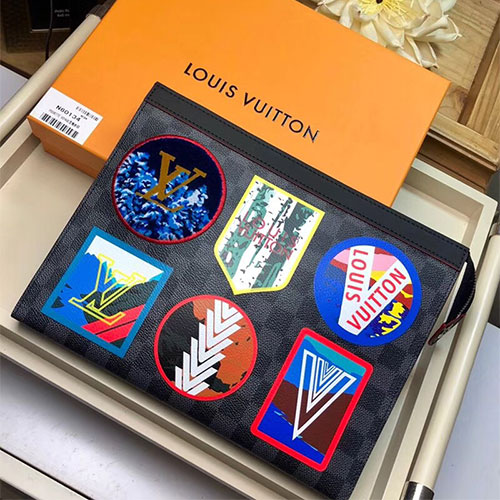 Lv alpes贴饰系列男包，一比一专柜同步Lv男士新品