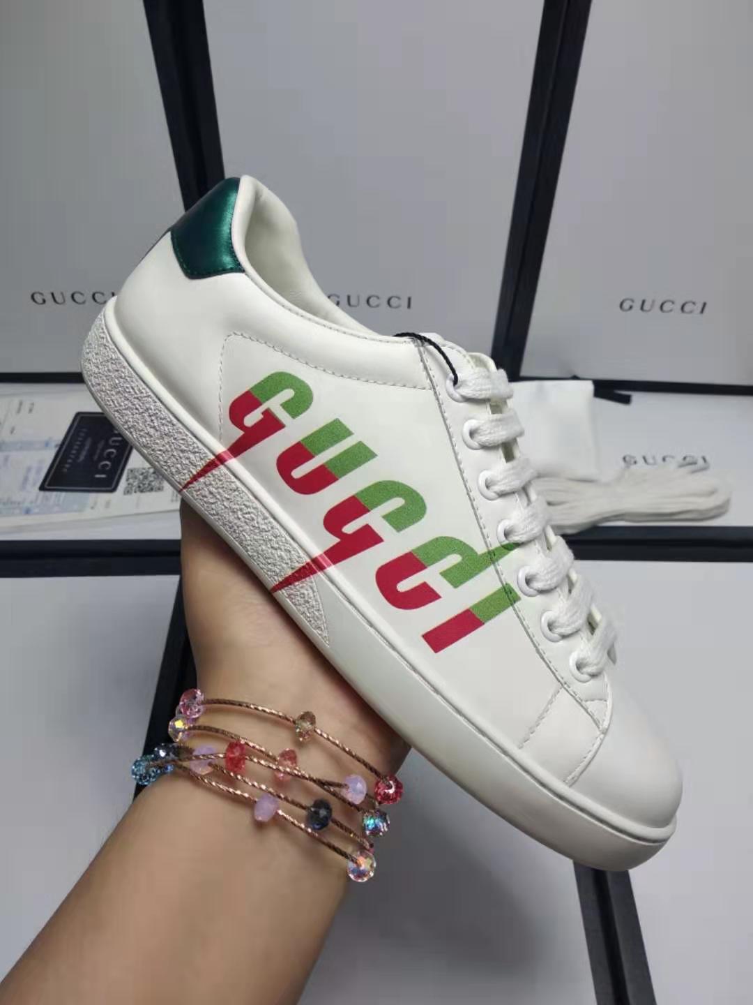 原版原单Gucci古驰小白鞋微信货源 广州工厂批发直销