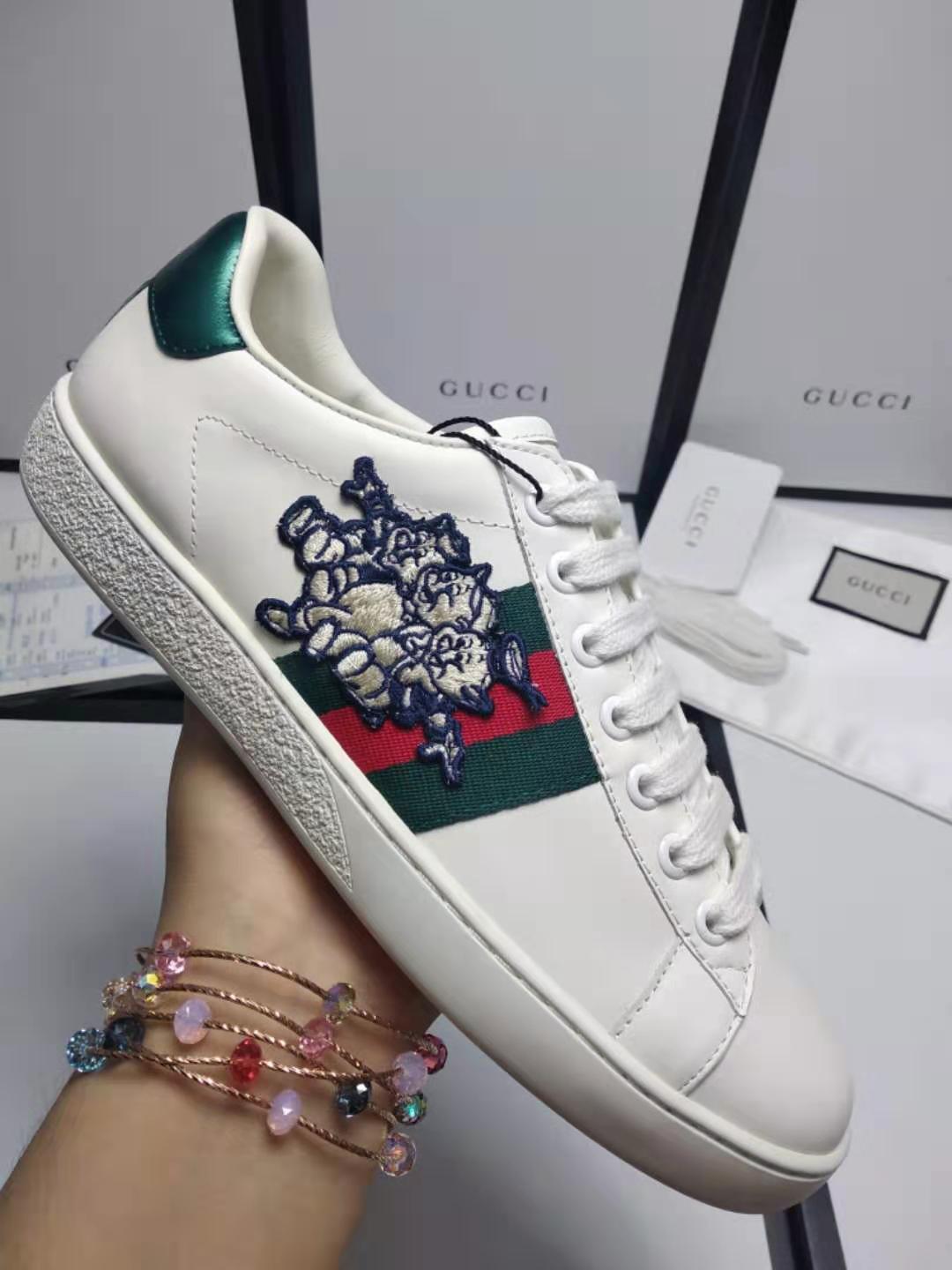原版原单Gucci古驰小白鞋微信货源 广州工厂批发直销