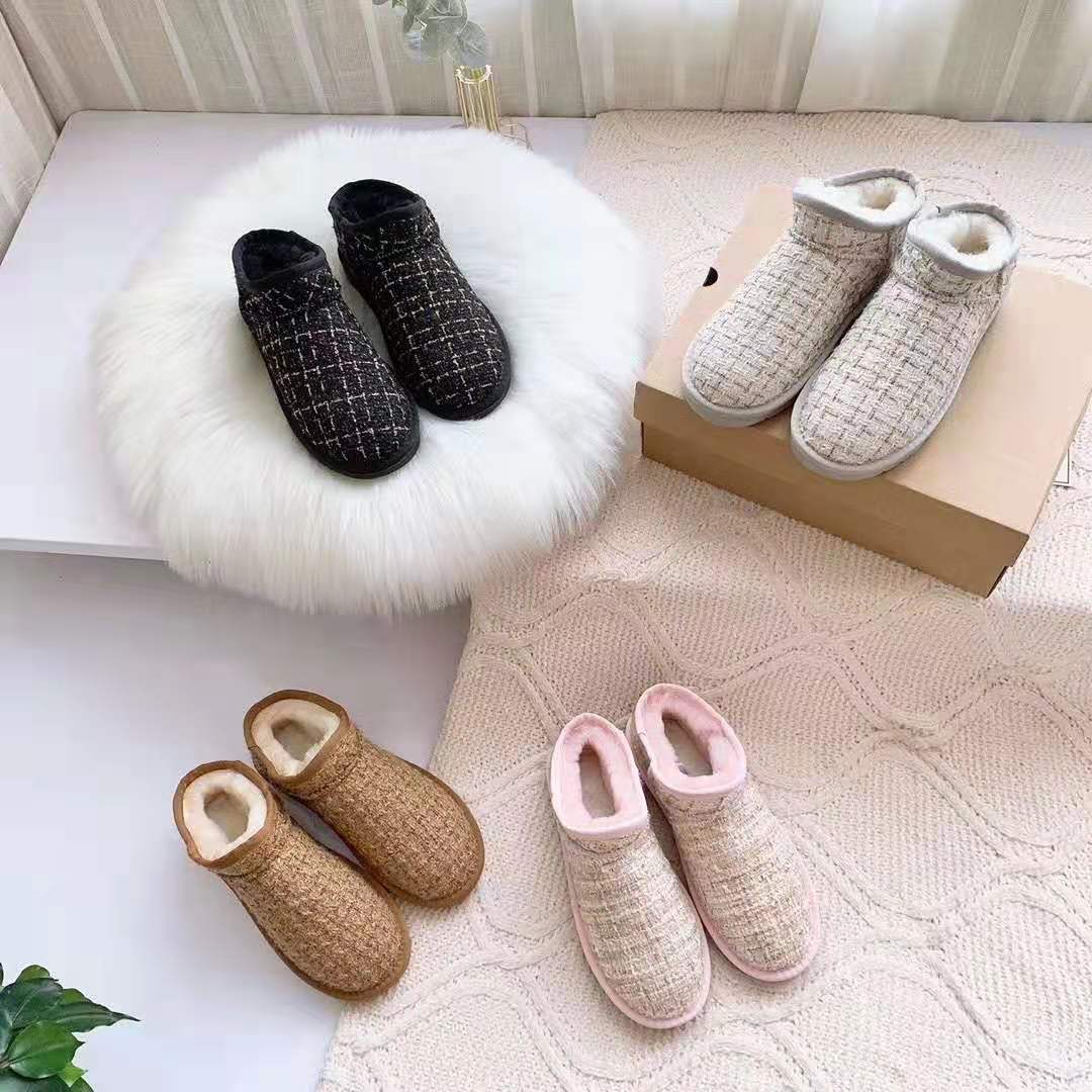 UGG雪地靴之乡正品代工原单皮毛一体雪地靴  豆豆鞋 招代理