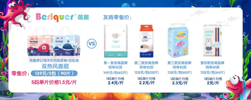 米菲和蓓趣哪个更好用？抖音很火的蓓趣纸尿裤怎么卖的？