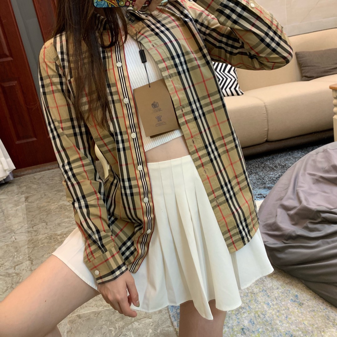 原单burberry博柏利原厂衬衣一手货源 厂家直销 一件代发