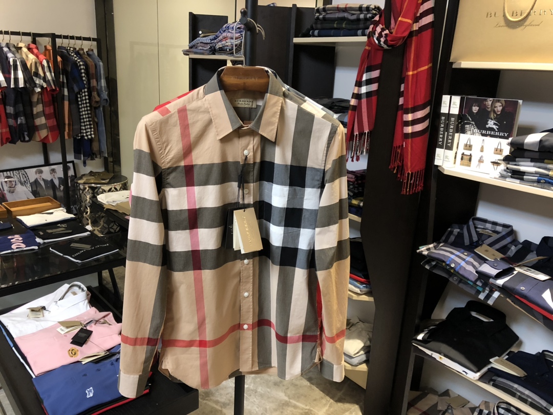 原单burberry博柏利原厂衬衣一手货源 厂家直销 一件代发