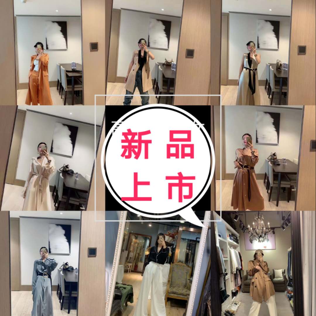 深圳南油一手货源档口 原创设计师风 模特档口上身实拍 轻奢女人范儿 主打真丝系列