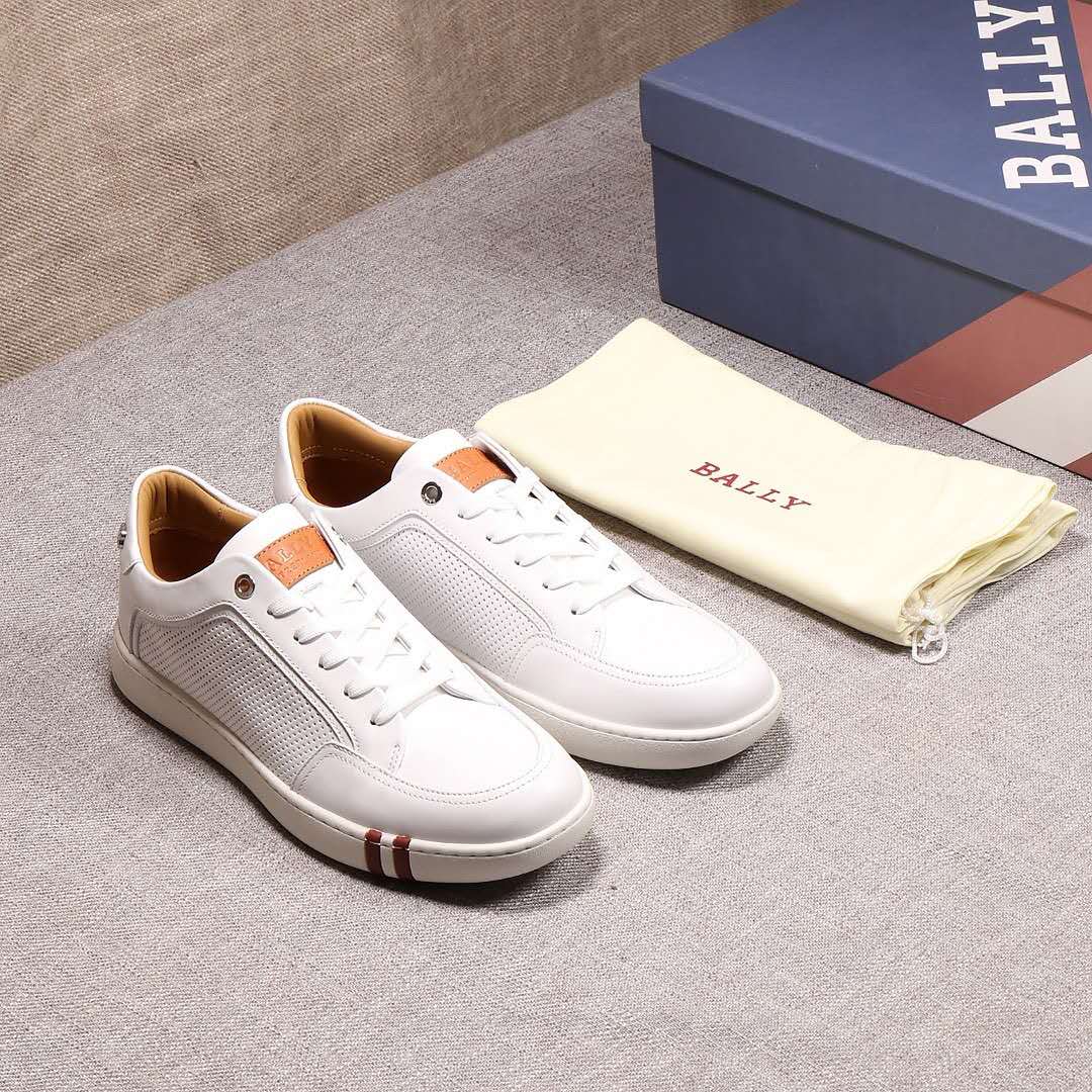 巴利(BALLY)男士经典小白鞋 官网同步新款