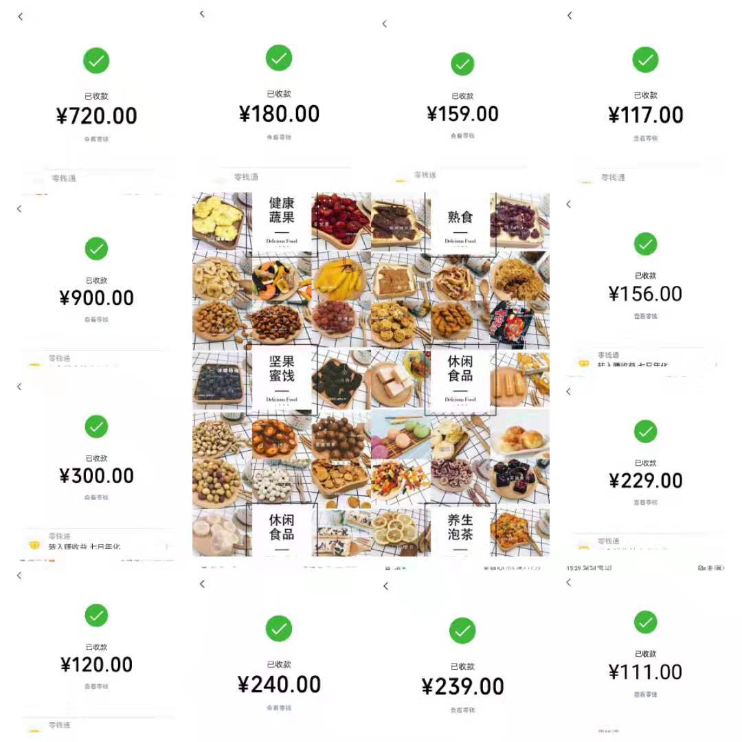 甜觅零食团队千种产品零食水果甜品一件代发