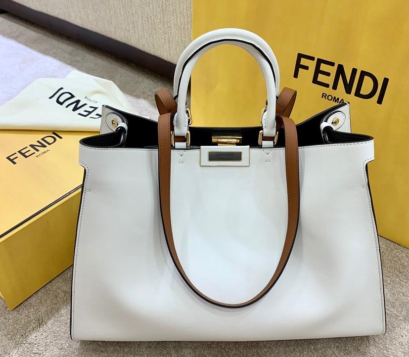 FENDI芬迪Peekaboo X-Lite手提包蕞高品质货源