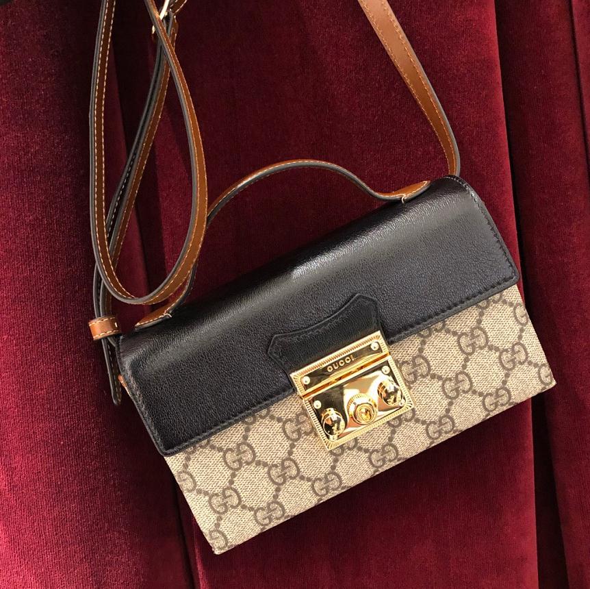 GUCCI估驰padlock系列单肩包，鼎级品质货源