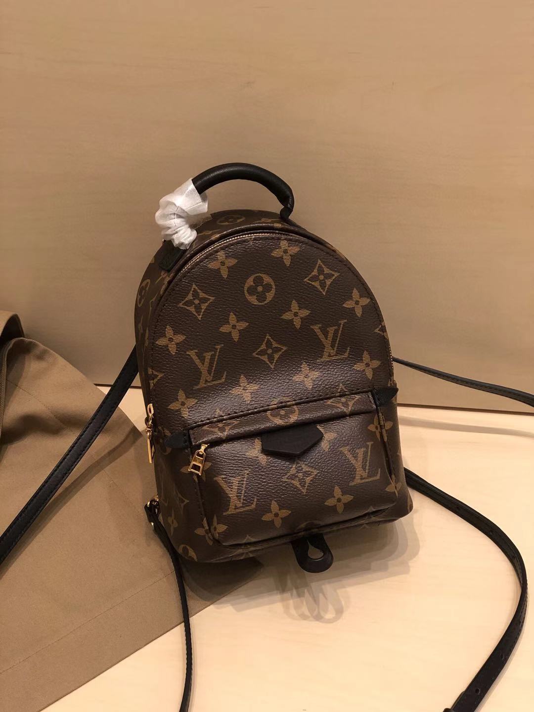 LV双肩背包Montsouris款式，LV热卖款经典时尚！