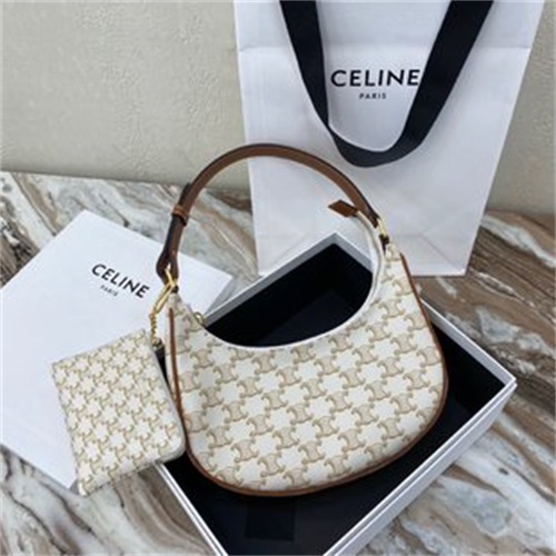 Celine塞琳中古老花腋下包，代工原厂皮高颜值复刻包包