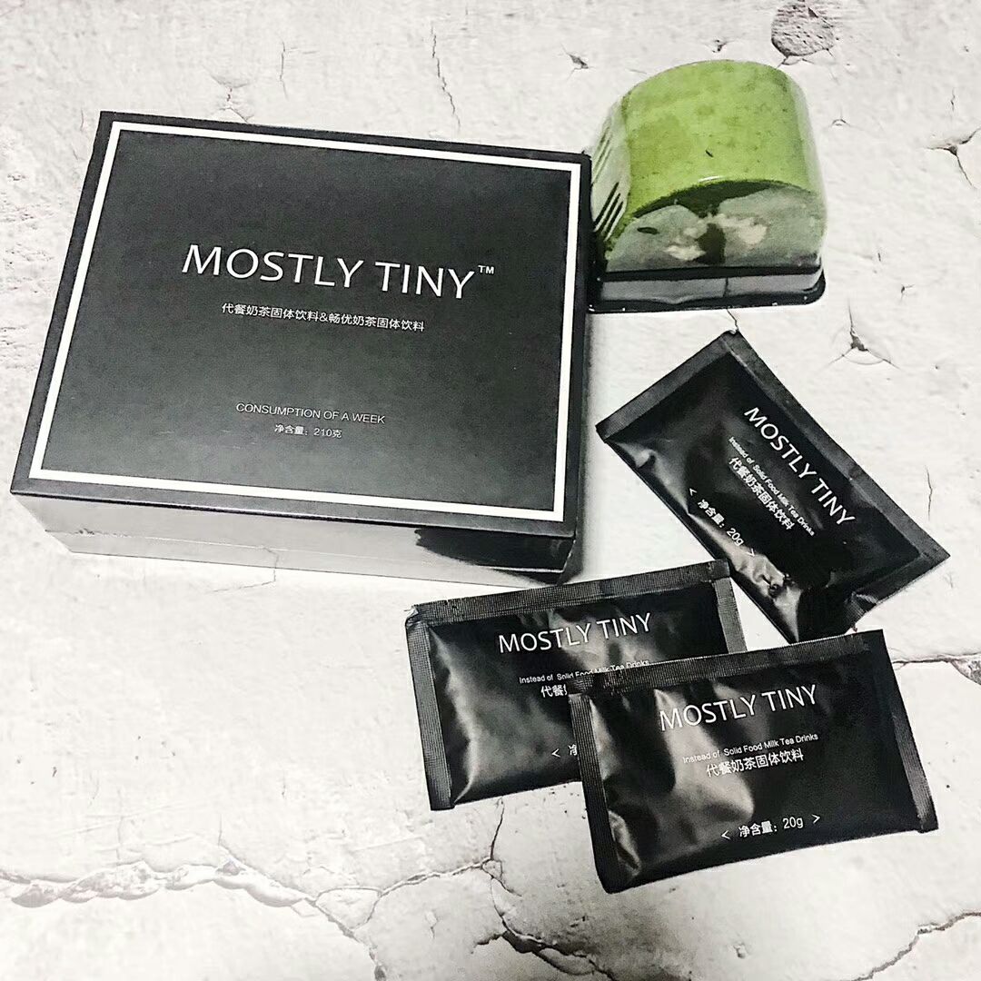 代餐减肥产品 MOSTLY TINY奶茶组合