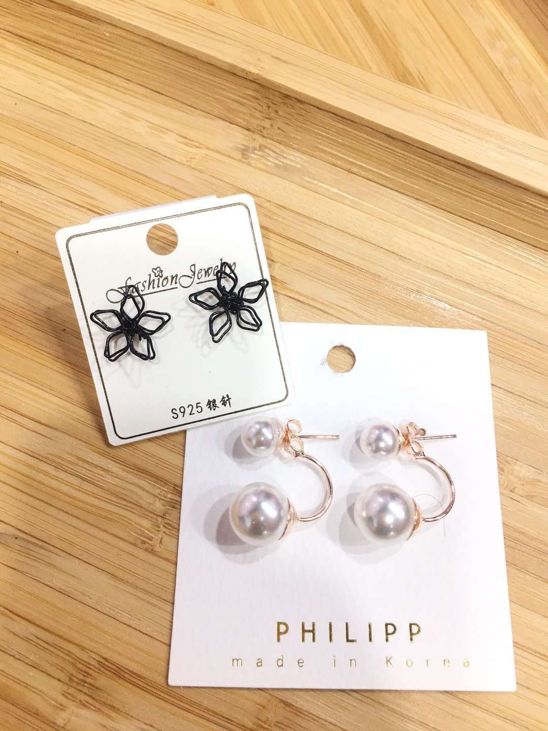 925银针耳环项链，批发零售