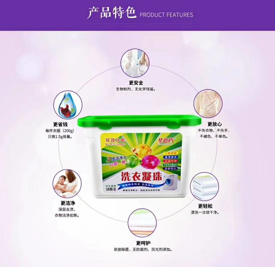 新搭档洗衣凝珠 绿叶代理商！全国招代理  一起走向好的生活