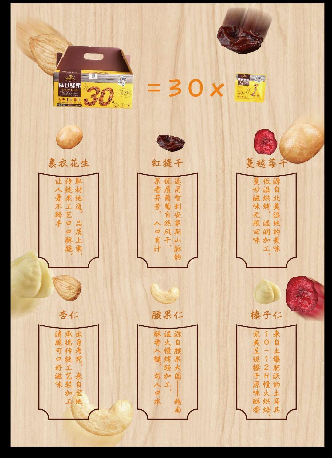 可米小子，每日坚果，林志玲代言，一件代发，无囤货压力
