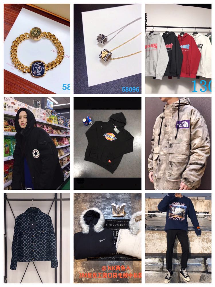 潮牌服饰档口一手货源 原版开模 专柜品质
