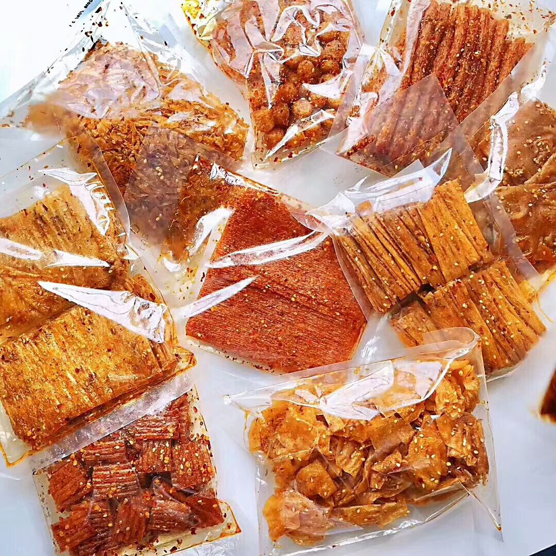 健康辣条货源 十个口味 现做发出 日期新鲜