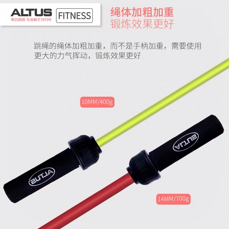 负重燃脂减肥重力跳绳