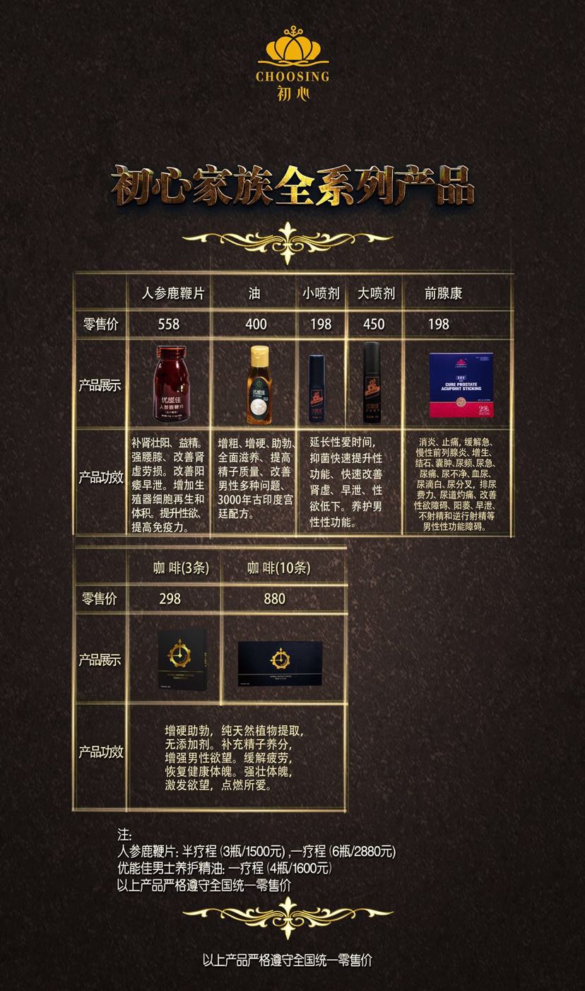 男性保健用品，帮助男性找回自信，心里，生理更健康