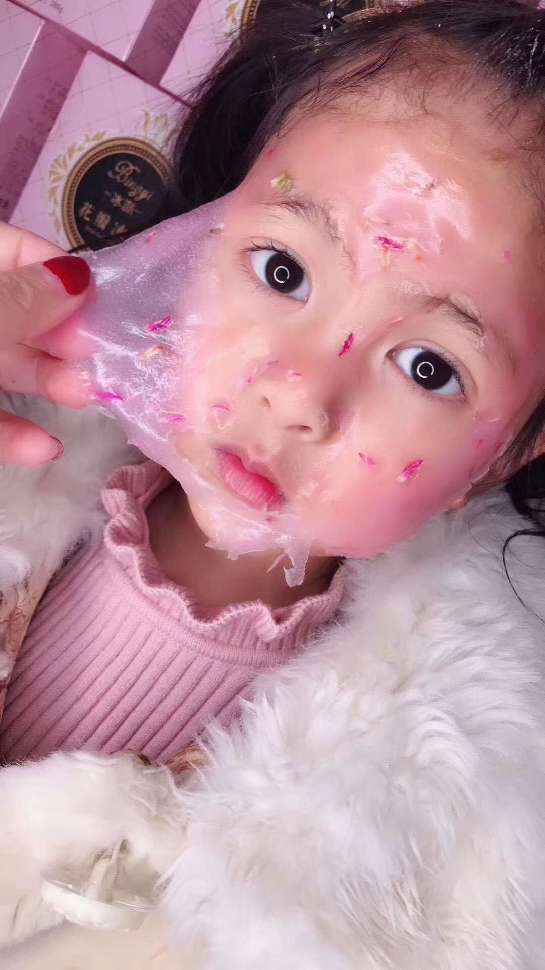 娃娃家花瓣面膜 深度调理你的肌肤