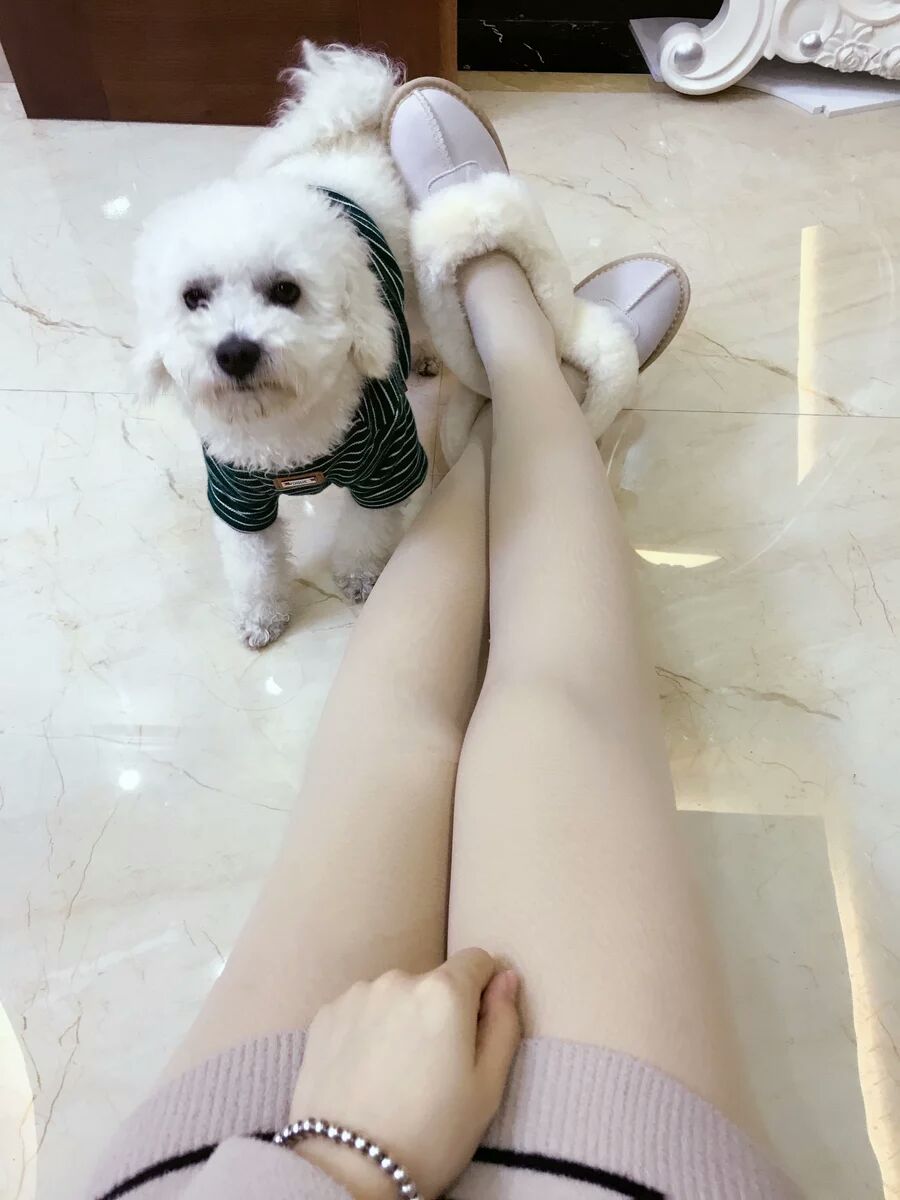 韩国ainimore婴儿粉光腿神器 肉色打底袜 女冬婴儿牛奶绒