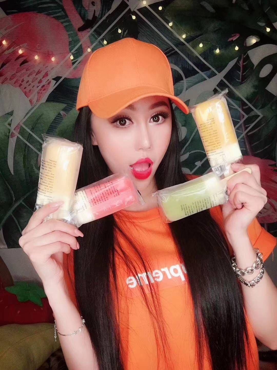 橙色星球  冰棒 100%纯水果