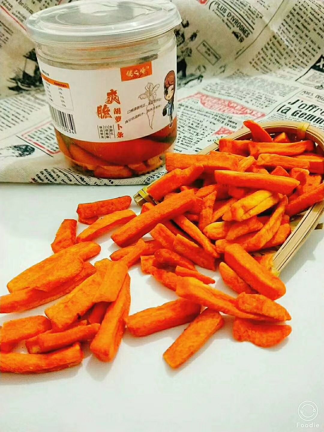 健康小零食《健之峰果蔬脆》