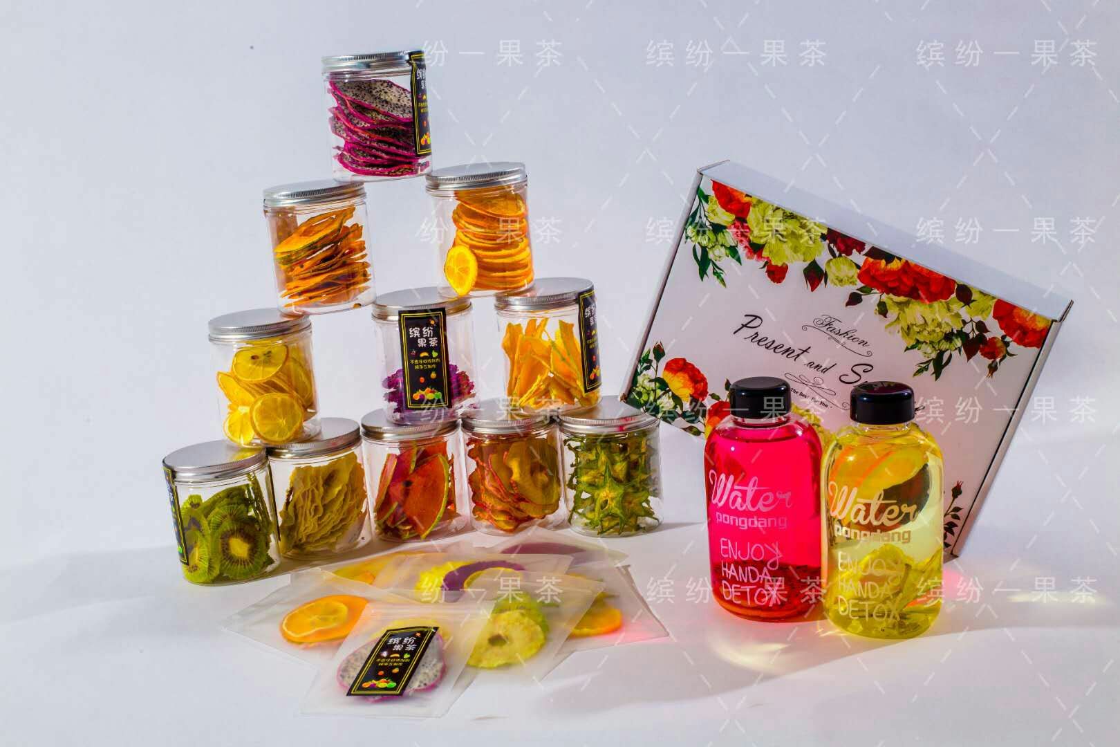 手工制作缤纷果茶