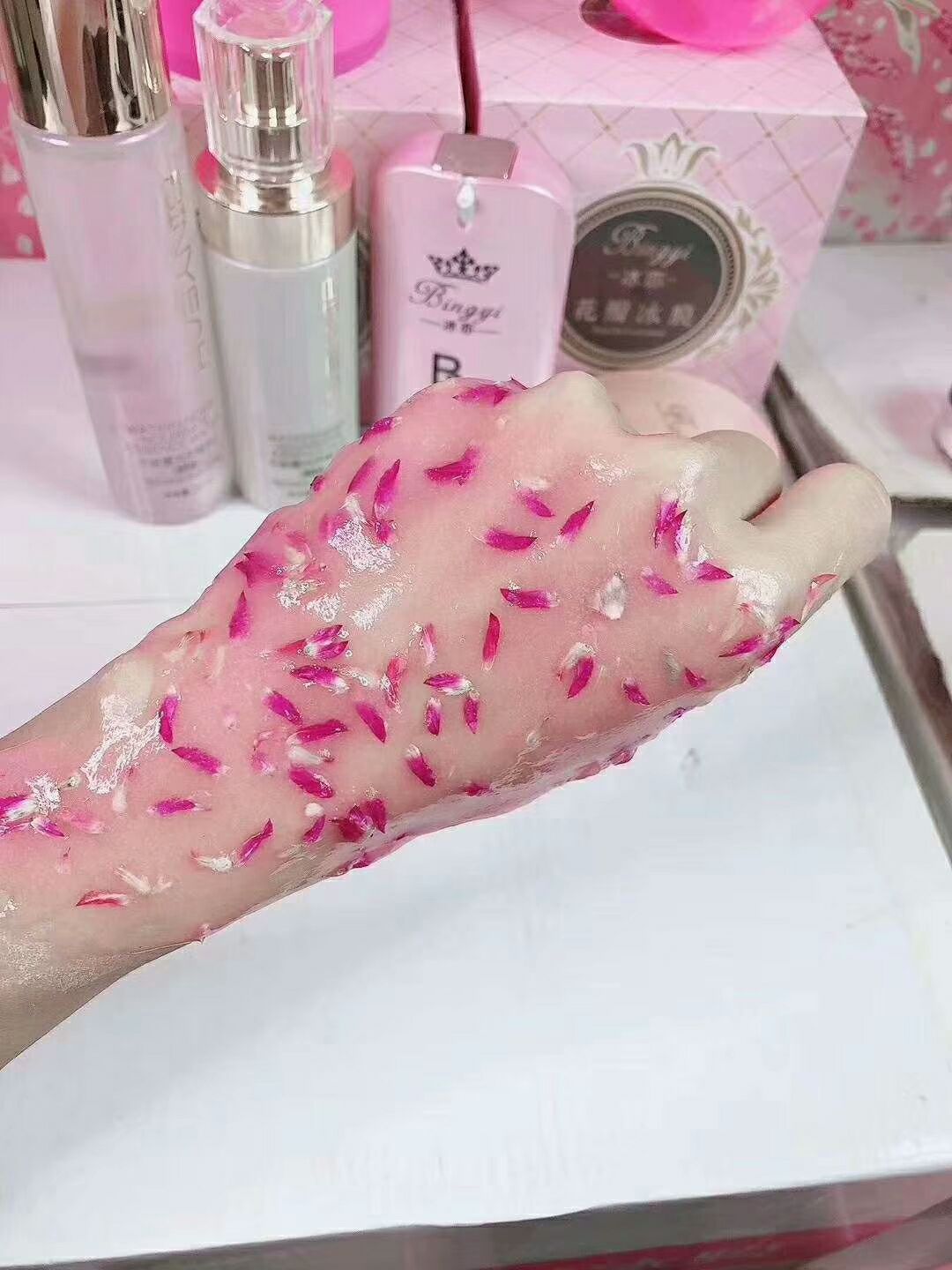 冰亦花瓣面膜 各大网红明星都喜欢用 巨补水 控油祛痘
