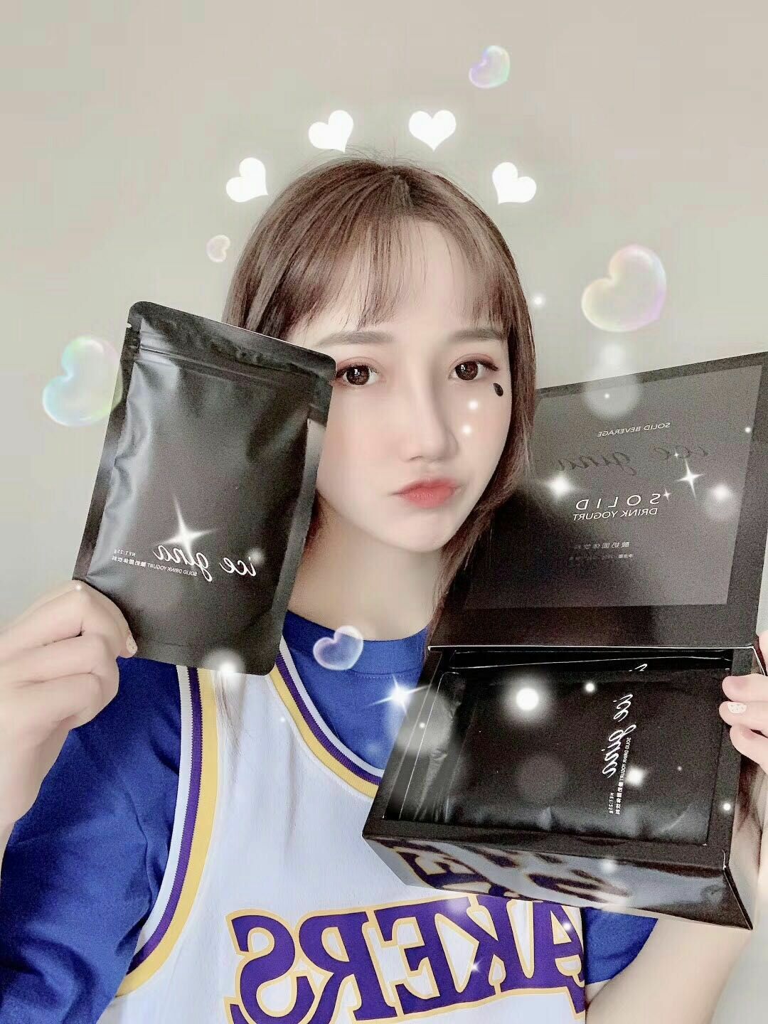 mos黑科技酸奶，十几位明星代言