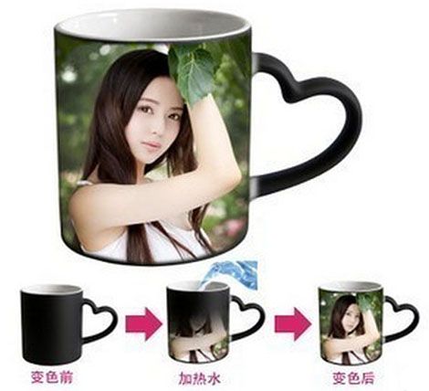 DIY热图层杯来图定制诚招代理