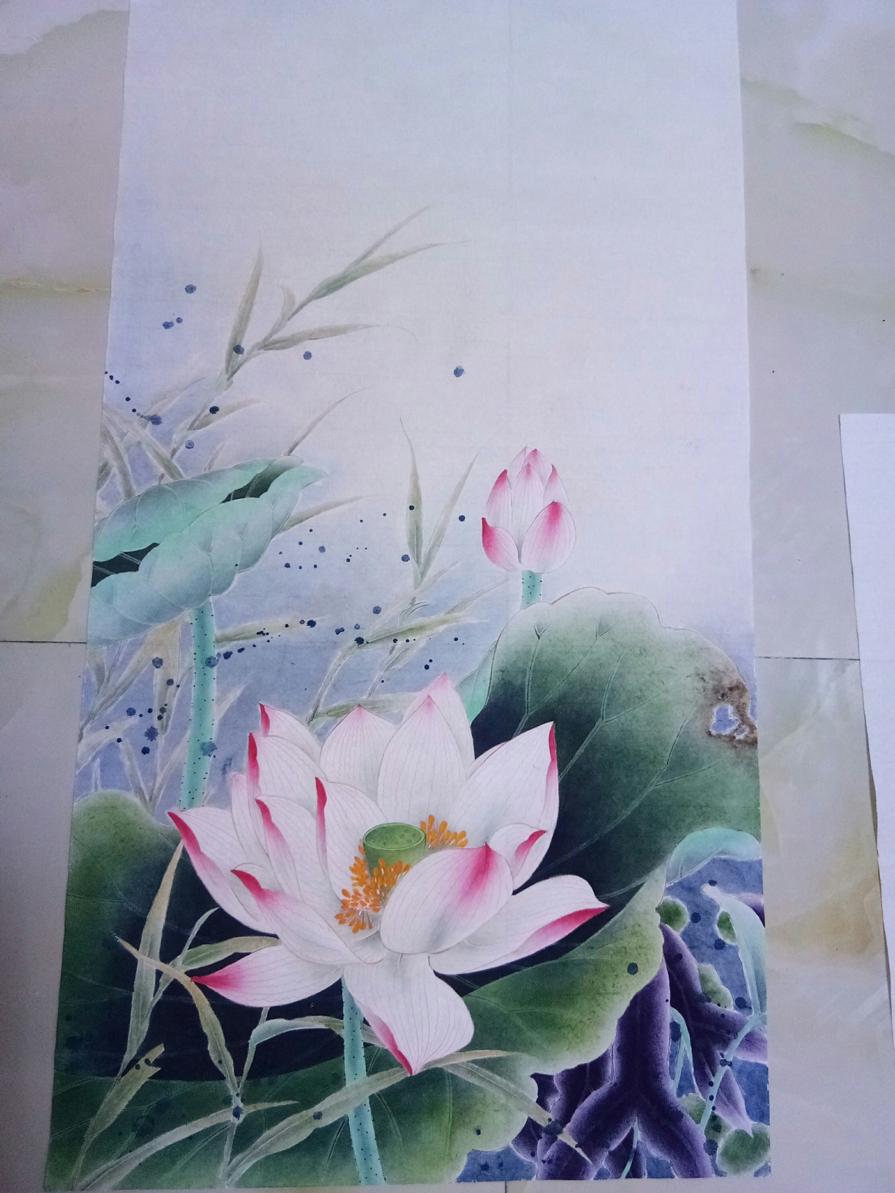 纯手工,工笔画 可定制 放在书房卧室的最佳选择
