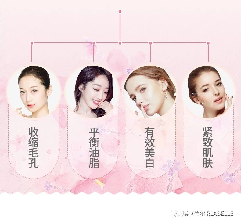 瑞拉蓓尔 RLABELLE 樱花组合套装 七天呈现完美水嫩肌肤