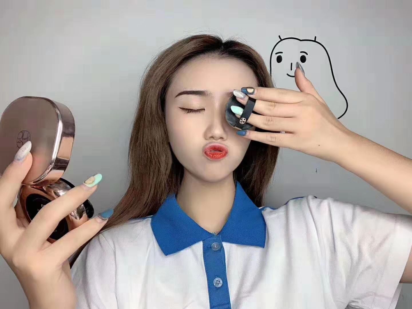 欧束焕颜气垫 水润服帖 不卡粉