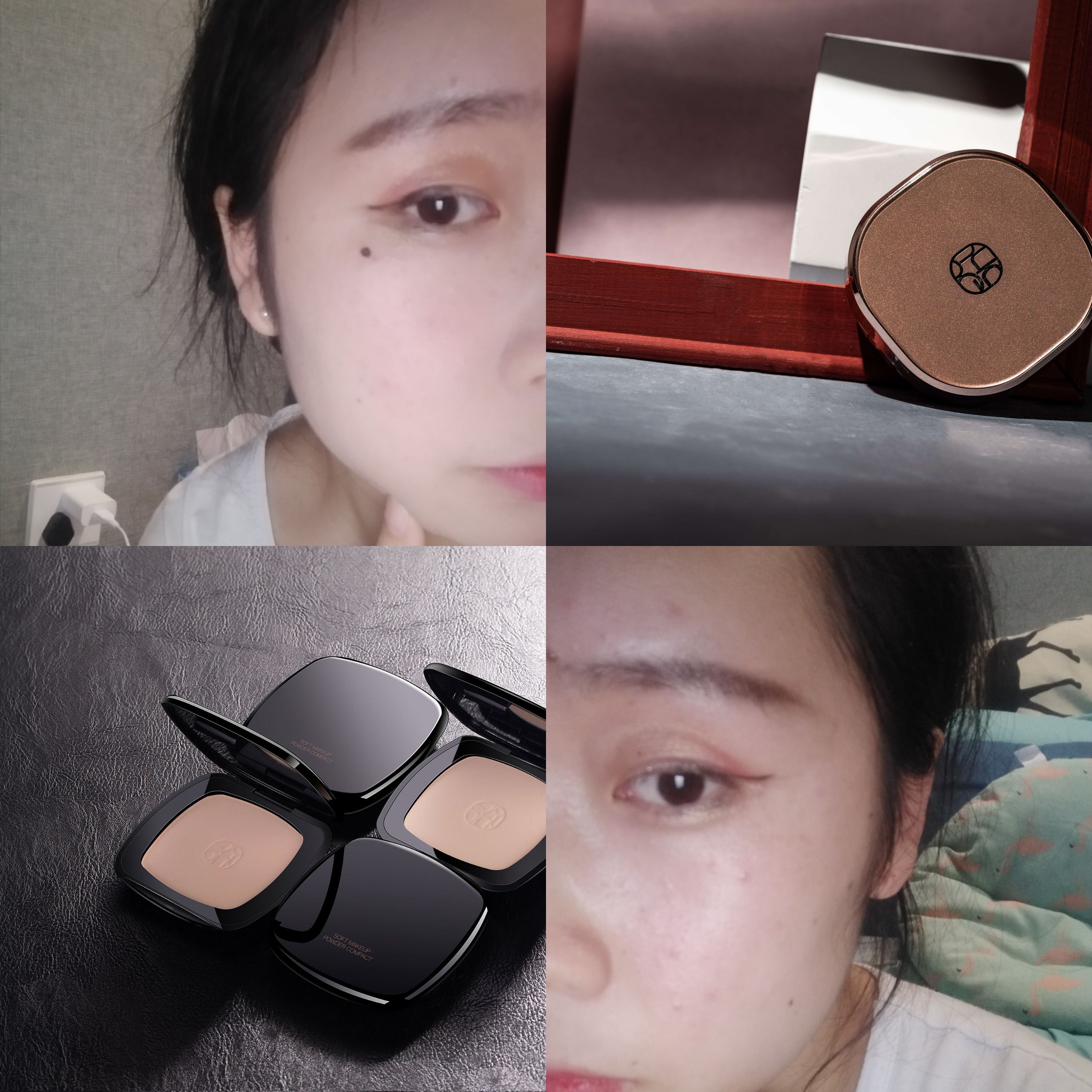 欧束遮瑕气垫 不假白 有自然色和象牙白