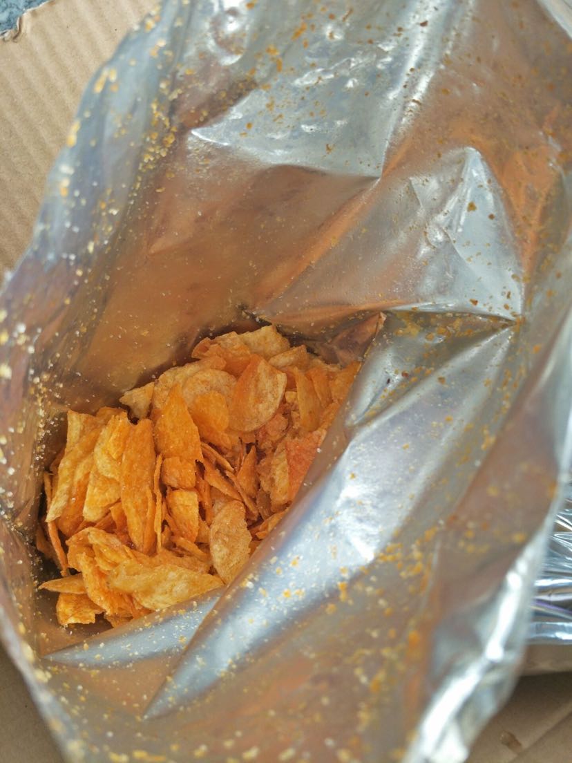 热卖的网红薯片