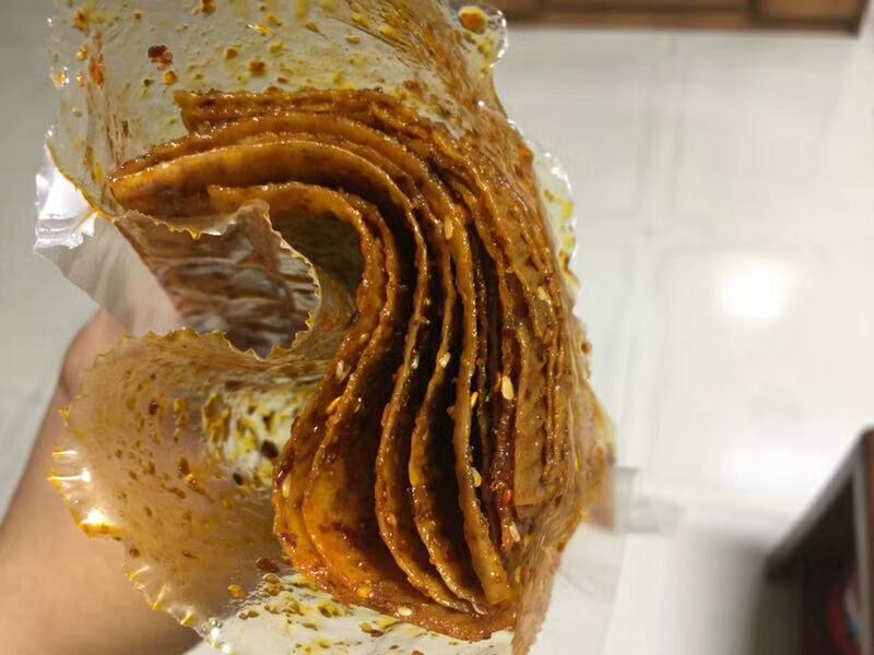 纯手工制作辣子片 用纯油豆皮制作 招代理