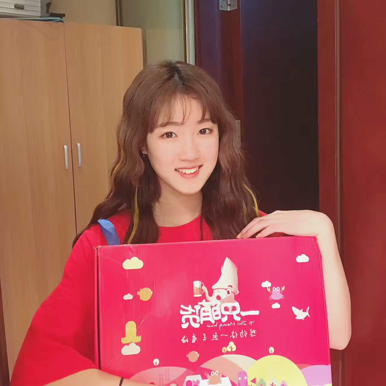 一只萌货..