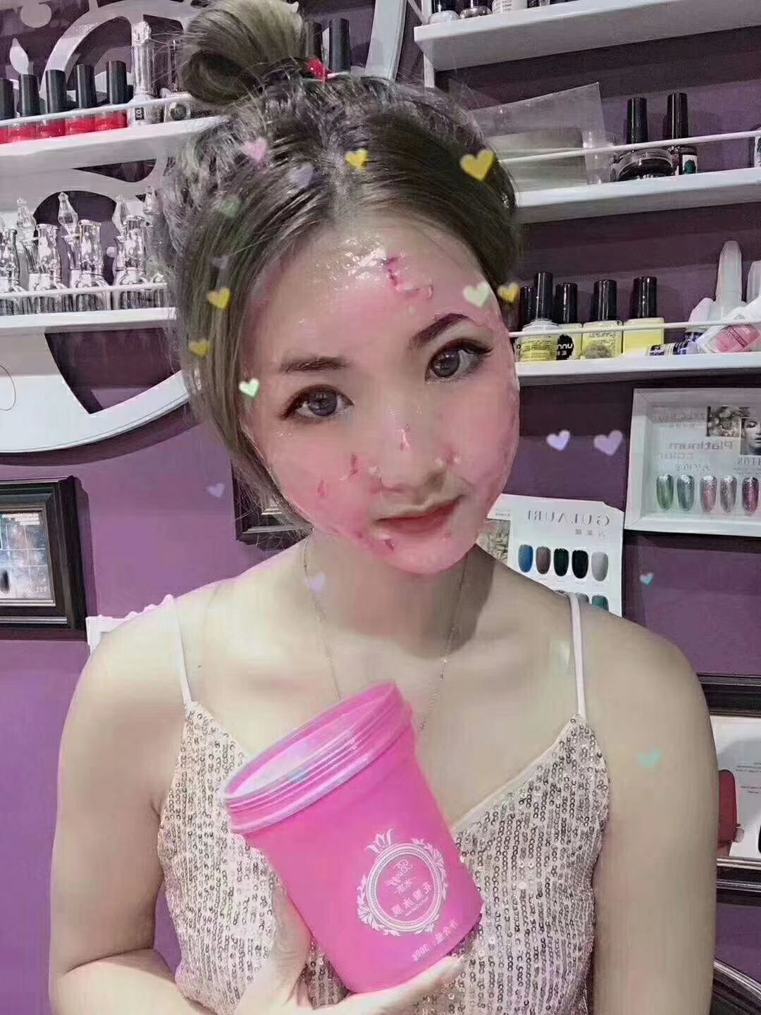 冰亦花瓣面膜。孕妇男女老少都在用