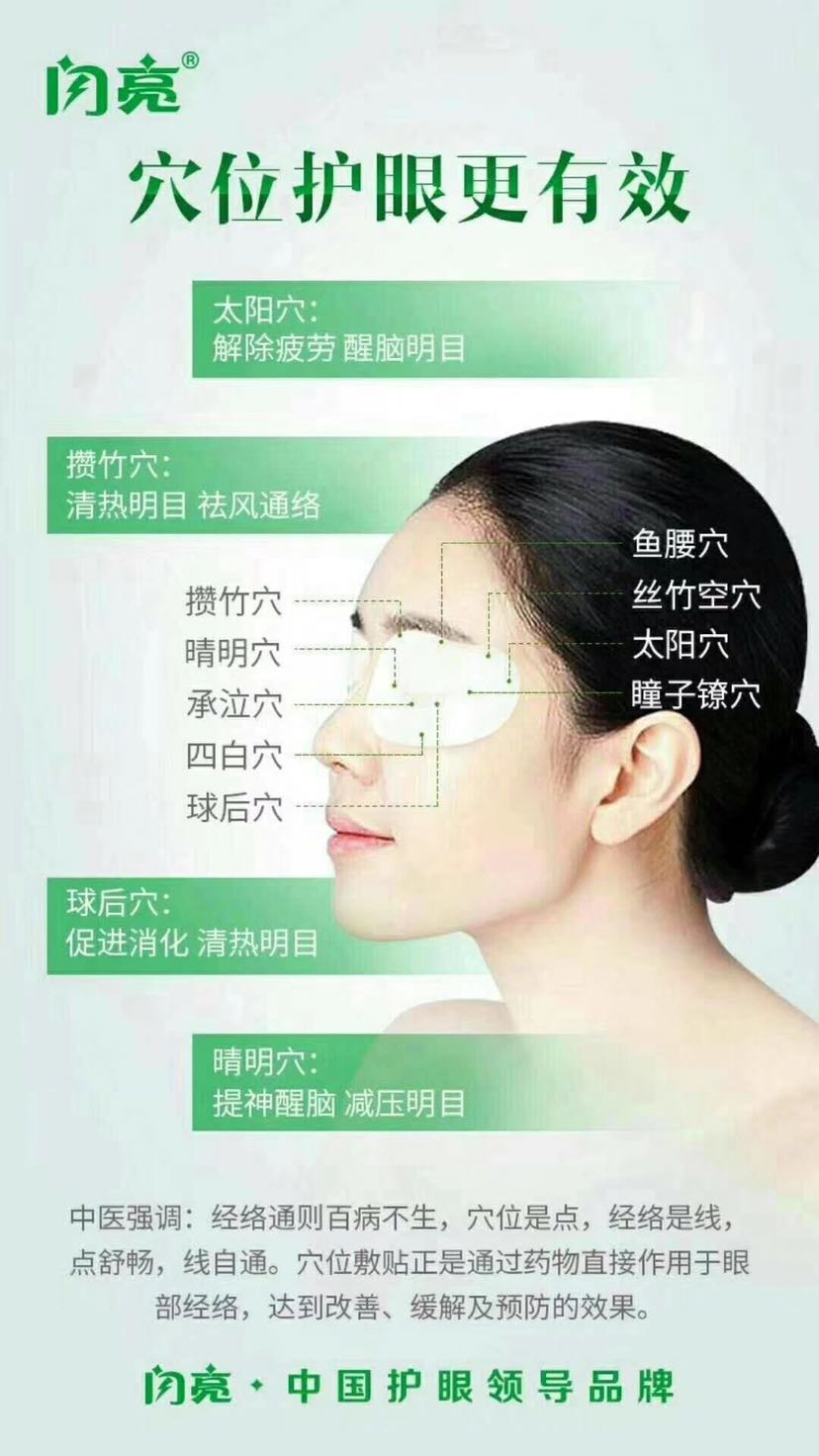闪亮护眼贴 30贴缓解眼睛干涩发痒酸胀疼痛流泪疲劳