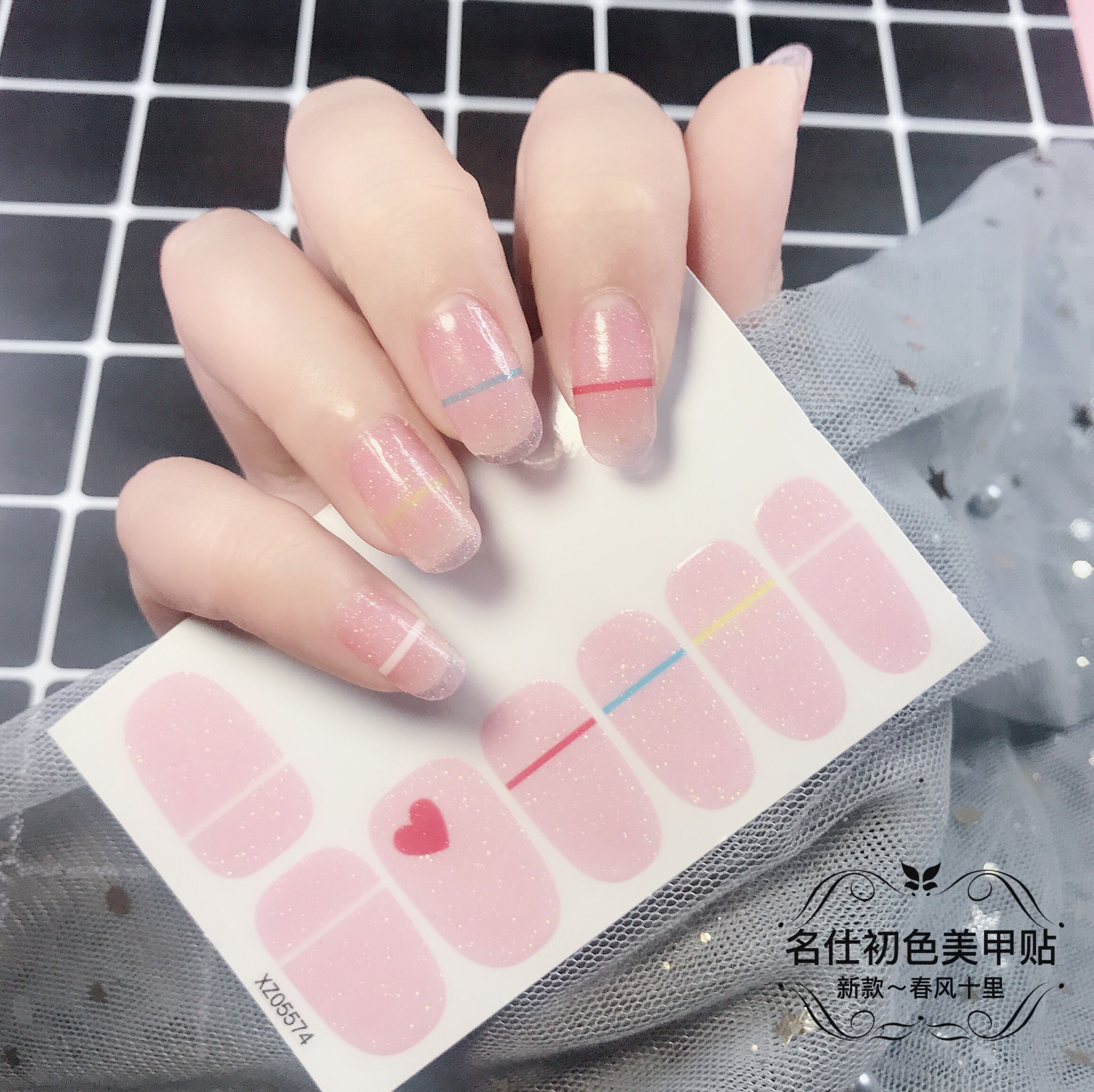 孕妇哺乳期孩子都能贴的美甲贴