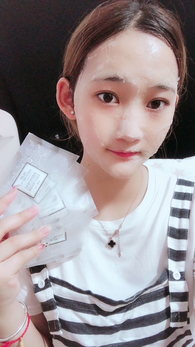 冰亦燕窝面膜 一盒15片、明星产品