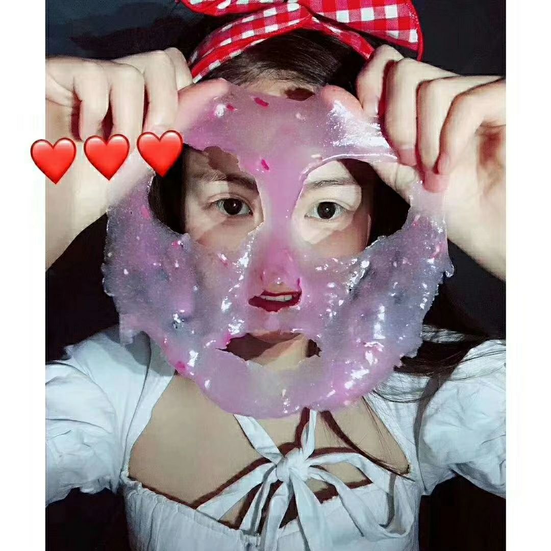 花瓣冰膜一桶可以用30多次，祛痘 补水 美白 效果超级不错