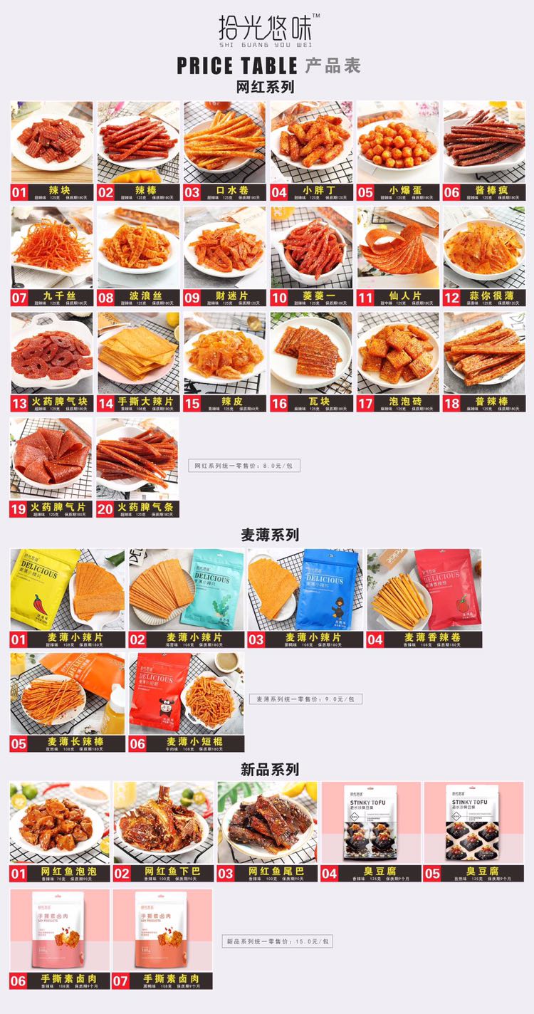 网红辣条招代理