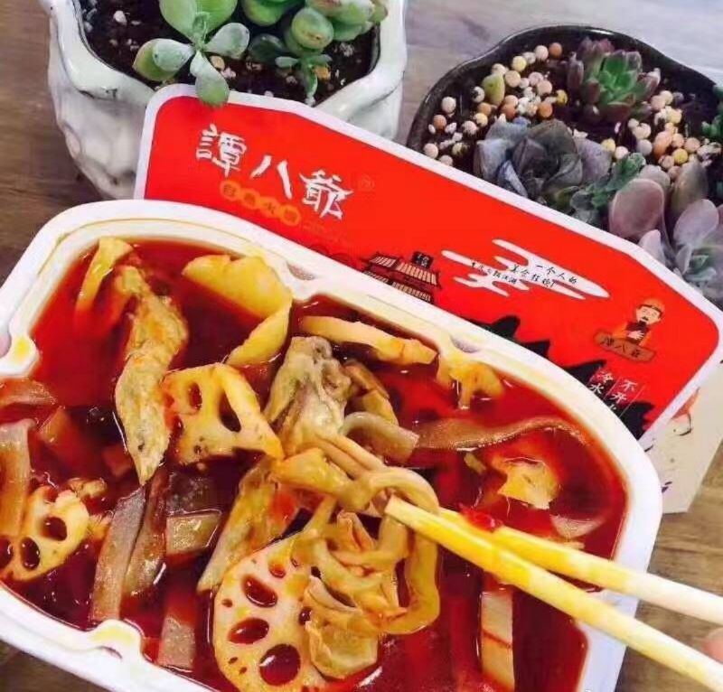 谭八爷冷吃和自煮火锅 一杯水15分钟就能吃的自煮火锅