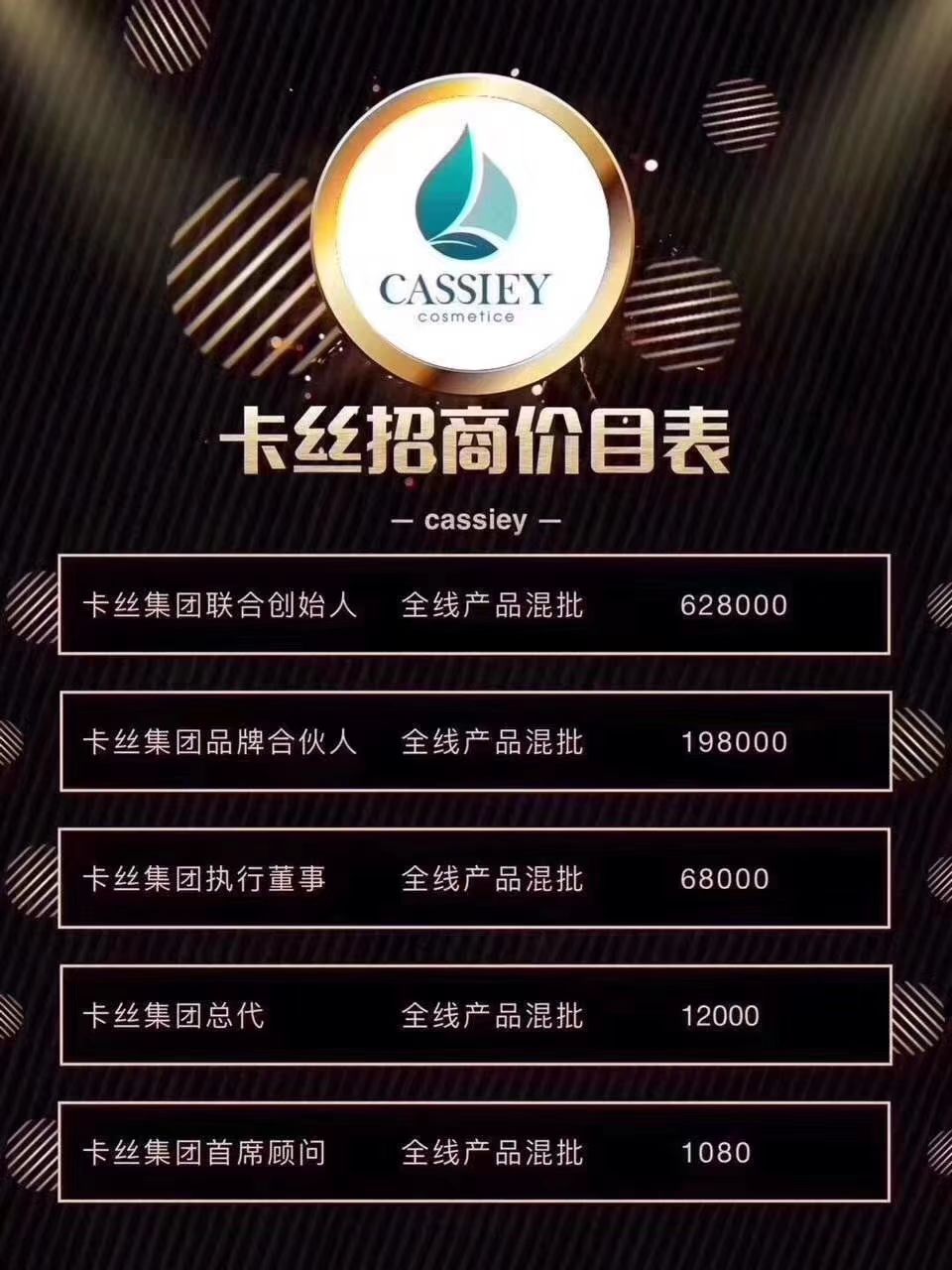 卡丝集团品牌卡丝集团500强企业互联网➕线下实体498