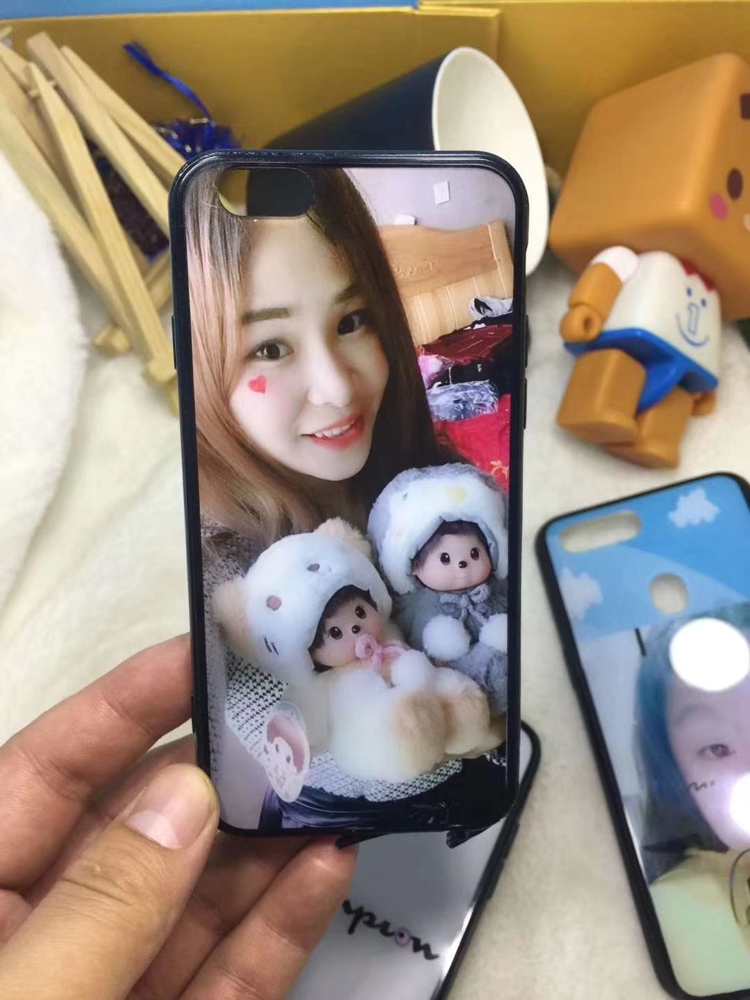 自己照片定制的手机壳打火机