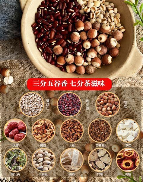 红豆薏米芡实茶