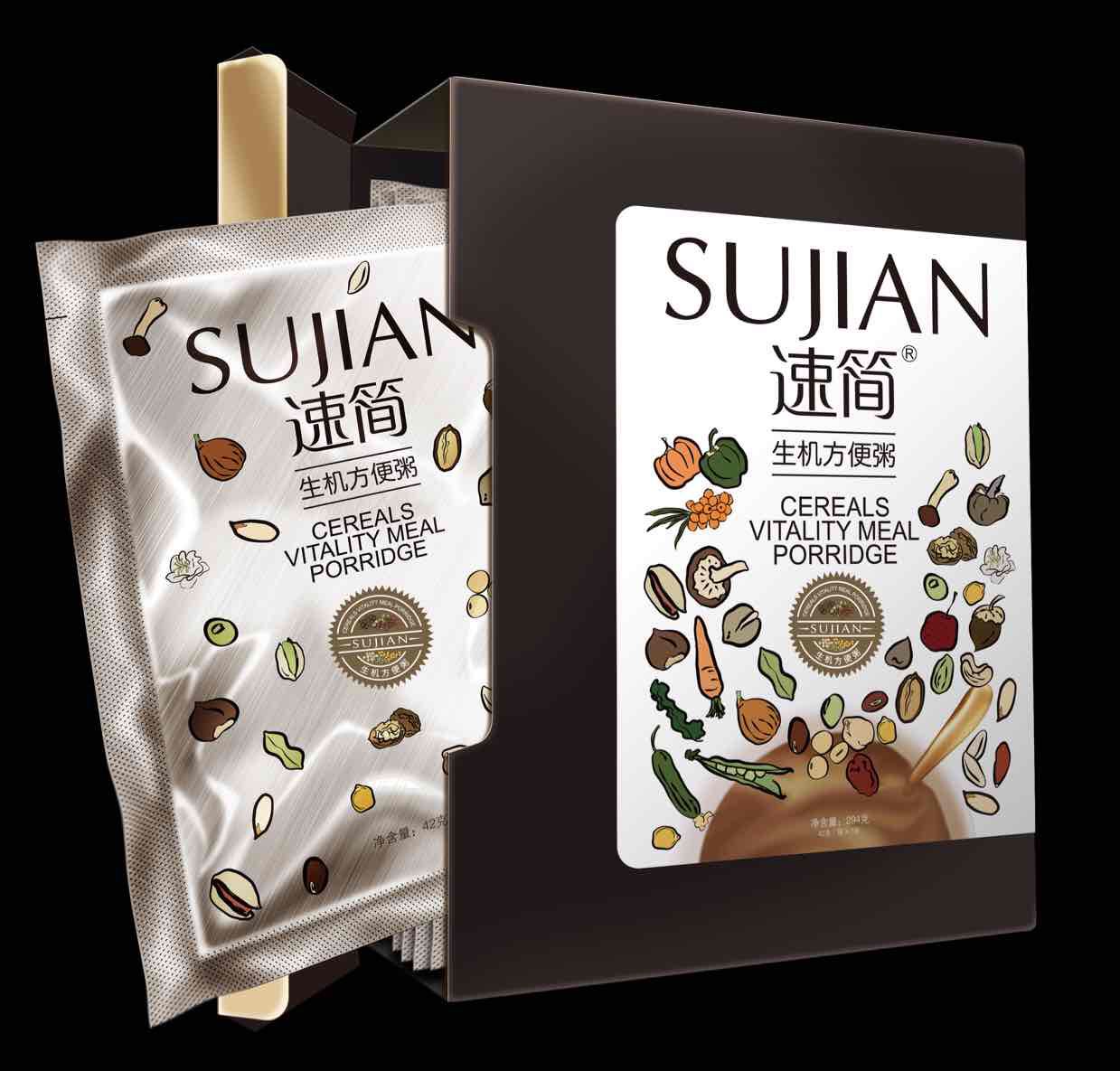 速简生机方便粥 108种天然食材 适合所有人群！