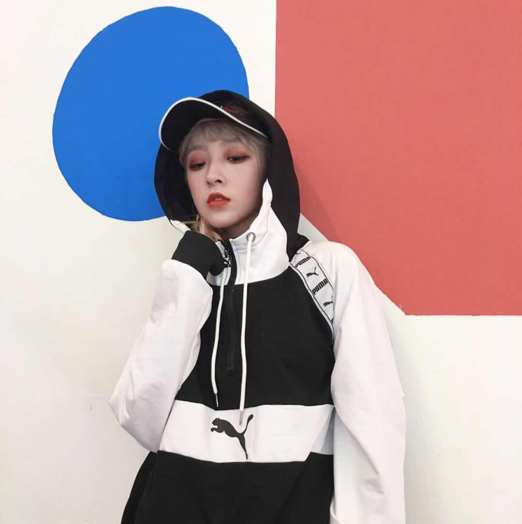 Puma海外版串标帽衫ins 爆款 网红上身