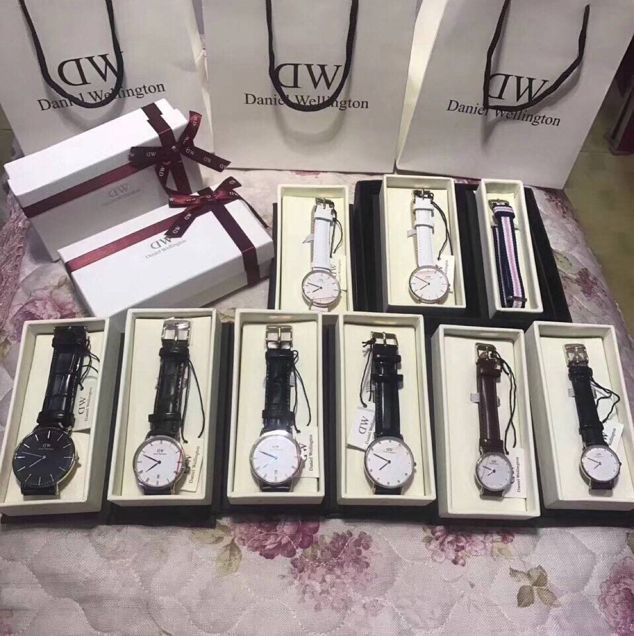 DW手表代加工厂 内部价 天猫货源 浪琴 万国 阿玛尼 名表 档口供货